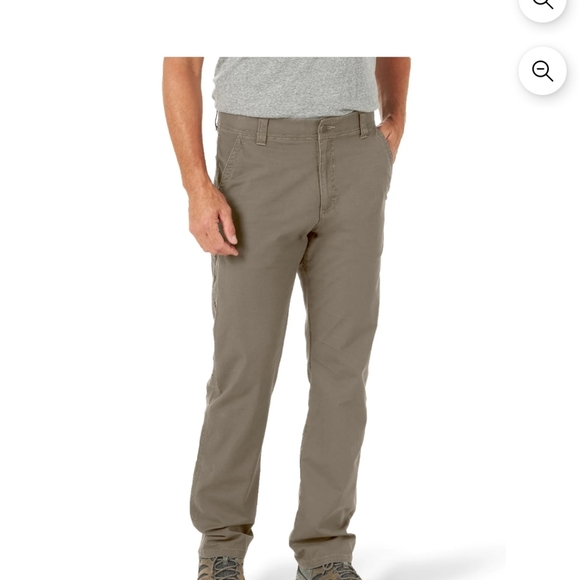 🛠️ Wrangler  Frontier  Rugged outdoor Utility Pants With UPF+50.   34 X 32 - Picture 9 of 12